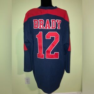 Brady NFL players jersey Men’s 2XL XXL New England Patriots pullover shirt top